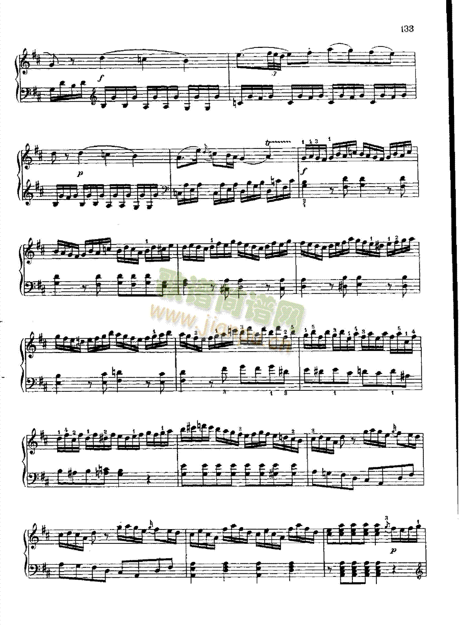 奏鸣曲Nr.810 键盘类 钢琴23