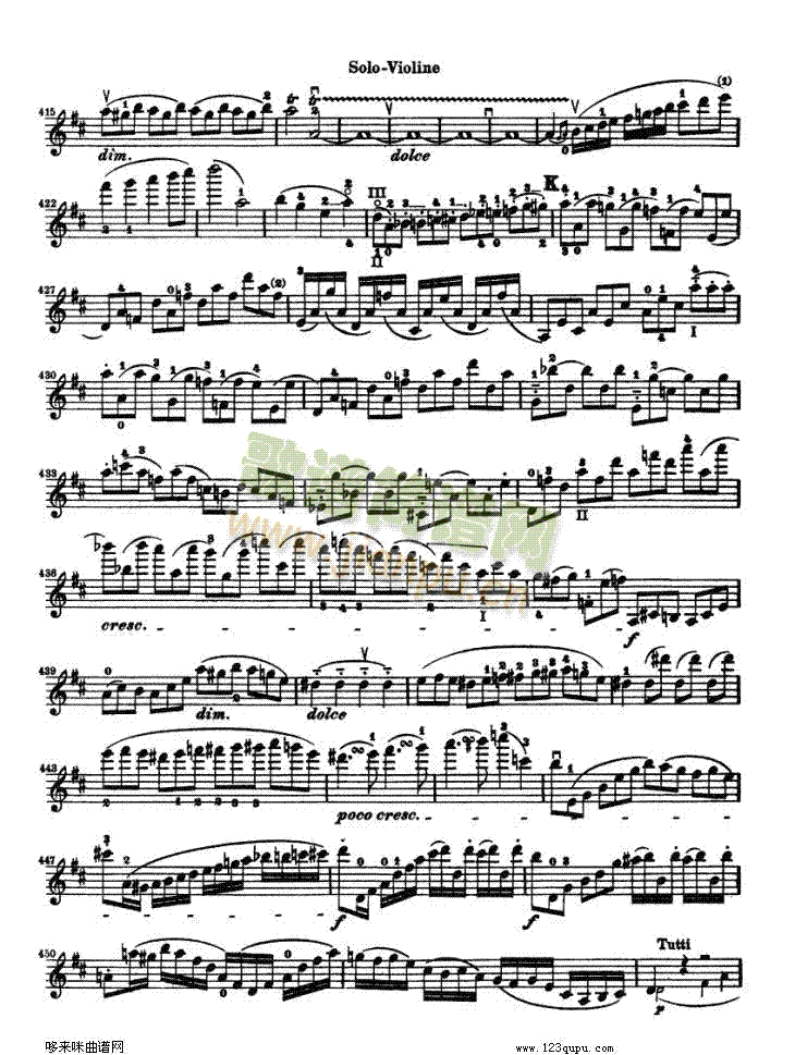 贝多芬小提琴协奏曲(konzert fur violine)9