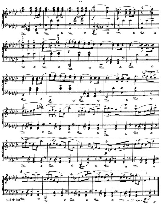 降G大调圆舞曲作品70 NO.1-肖邦3