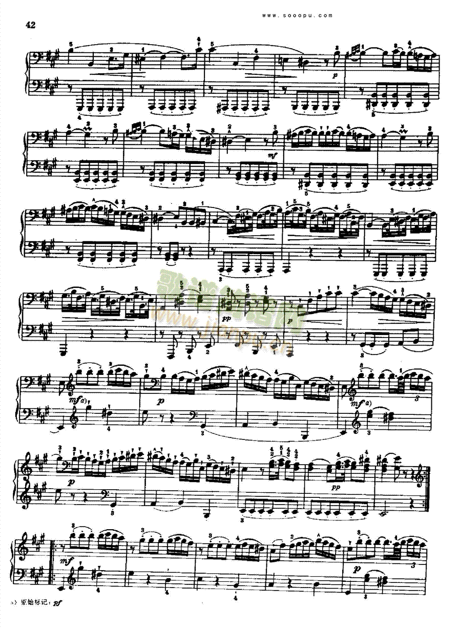 奏鸣曲 五1767 键盘类 钢琴8