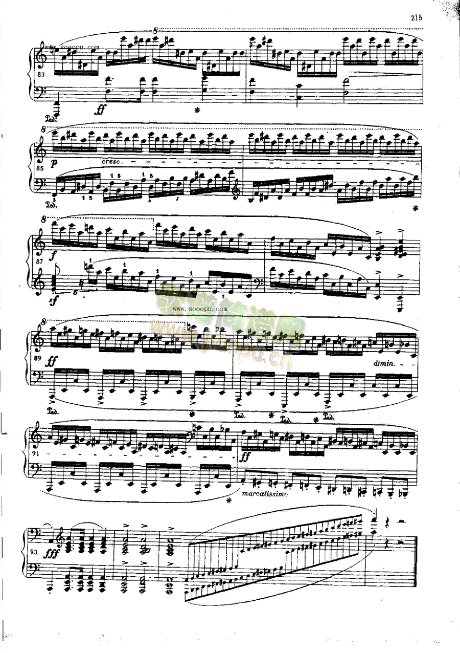 练习曲OP.25  Nr11 键盘类 钢琴8