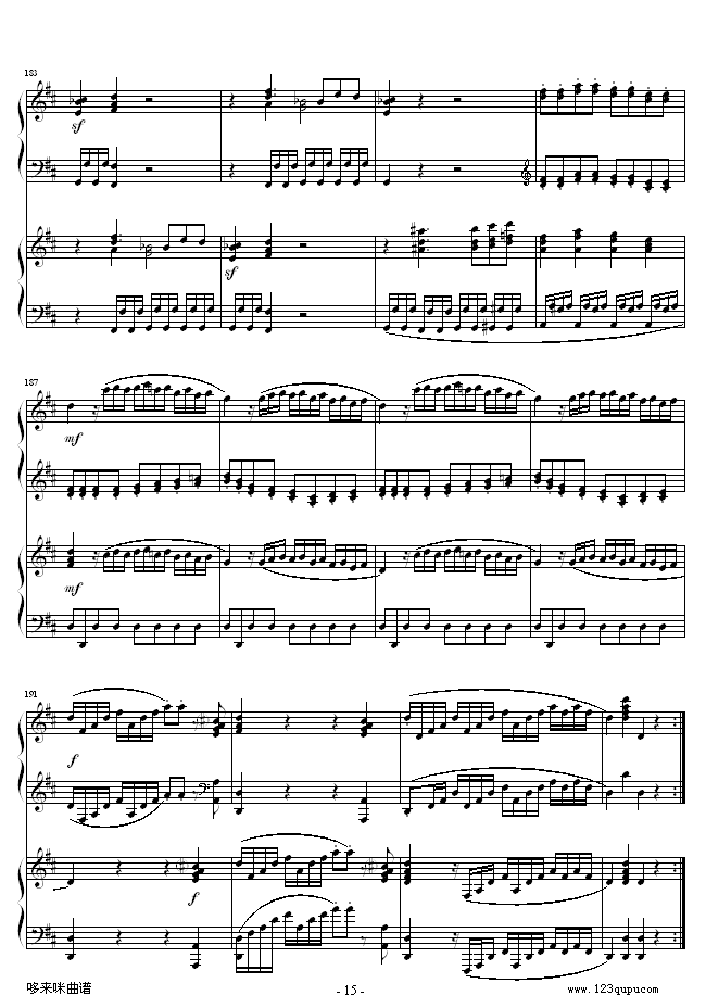 D大调双钢琴奏鸣曲K448第一乐章-莫扎特15