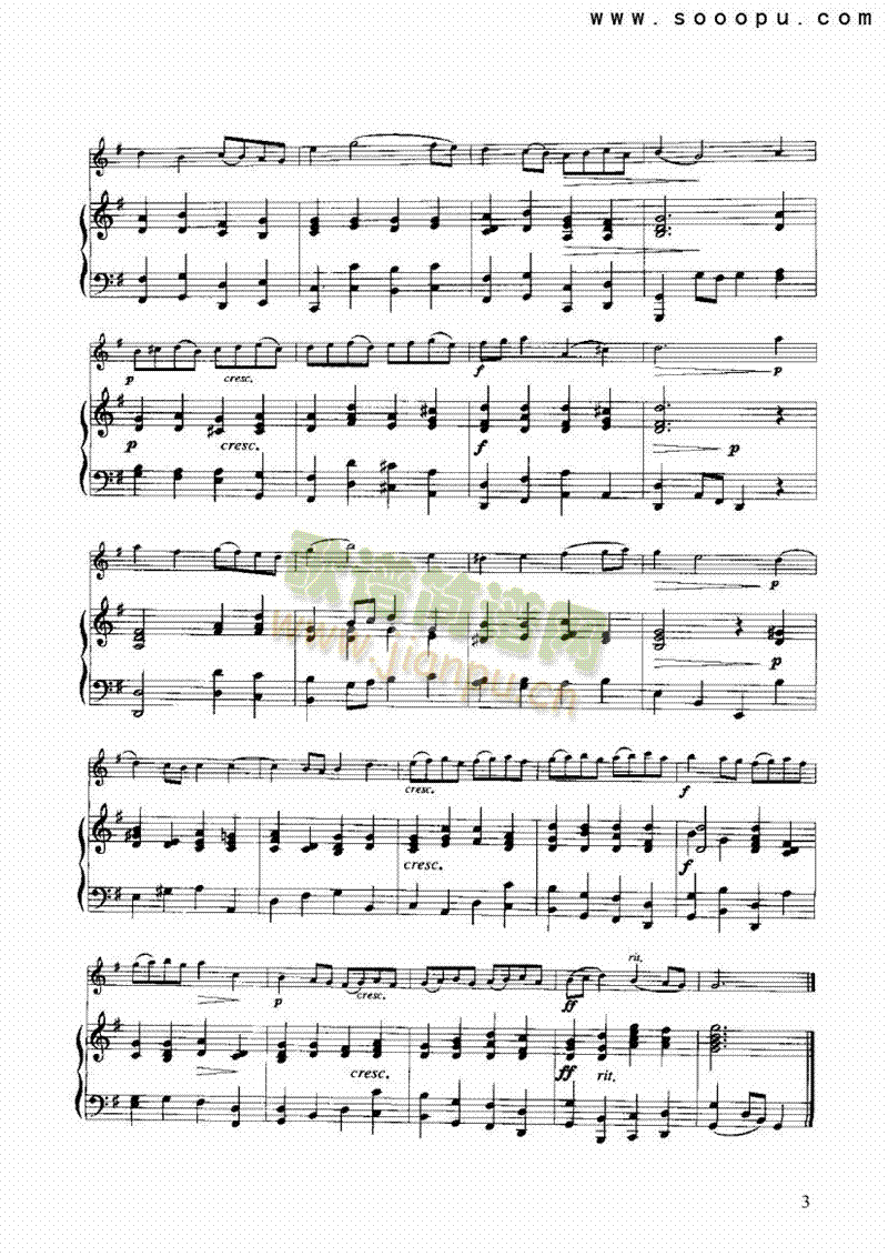 布列舞曲 弦乐类 小提琴3