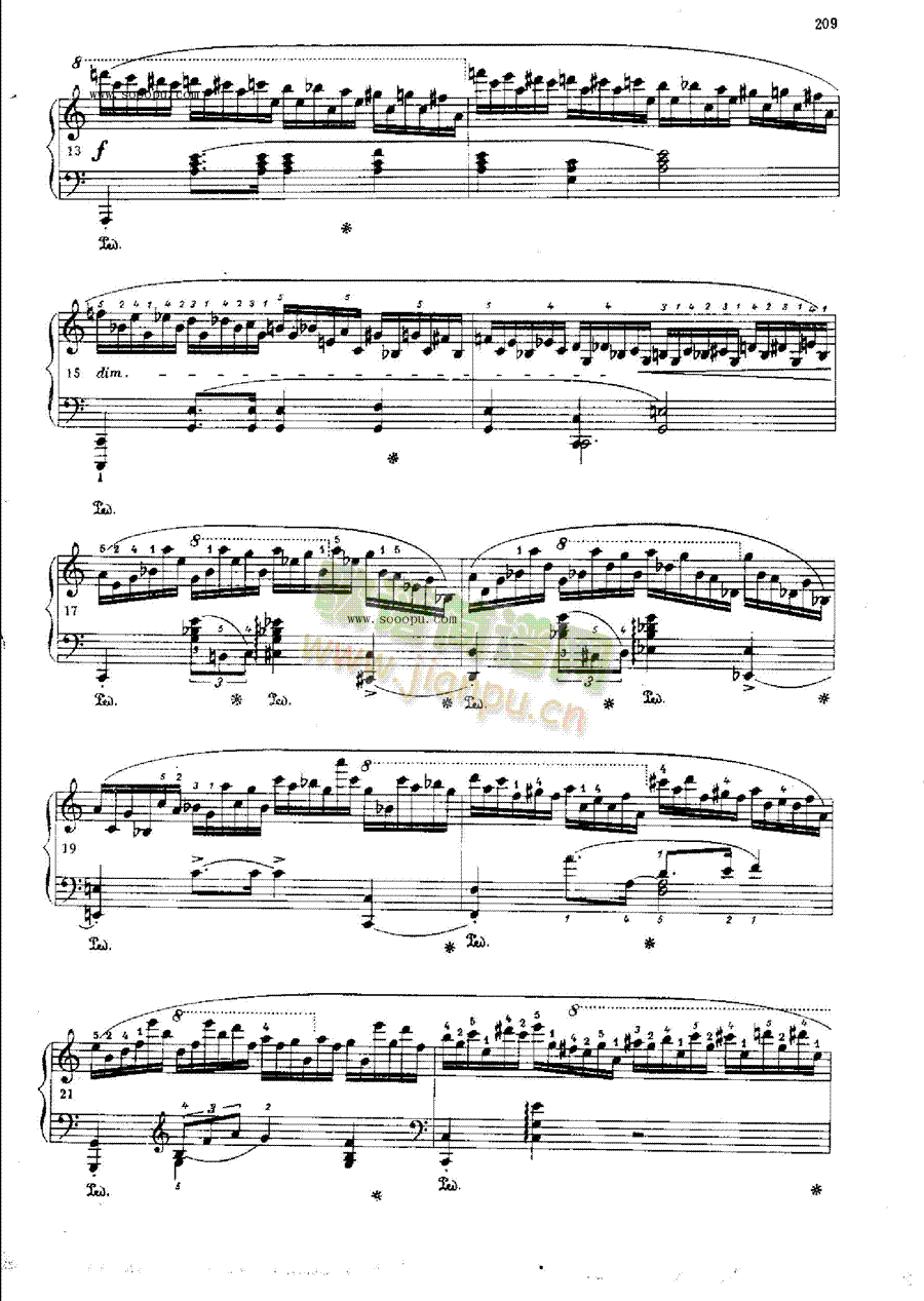 练习曲OP.25  Nr11 键盘类 钢琴2