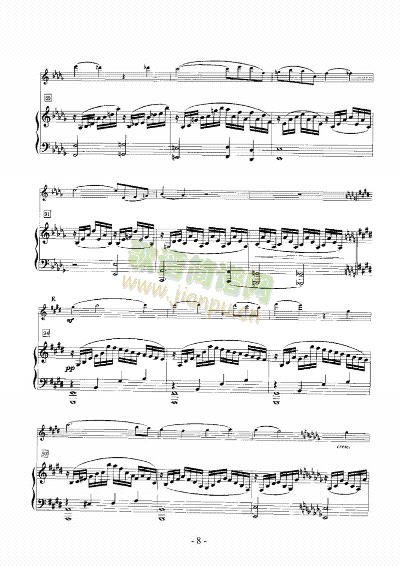浪漫曲 管乐类 长笛8