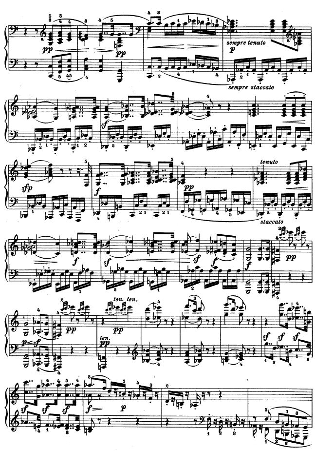 降E大调第四钢琴奏鸣曲-Op.712
