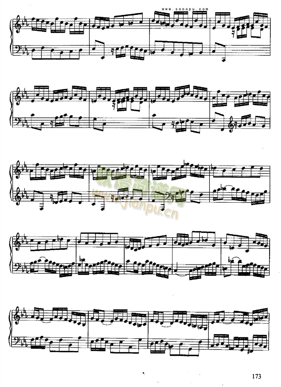 六首古组曲(德国组曲) 键盘类 钢琴16