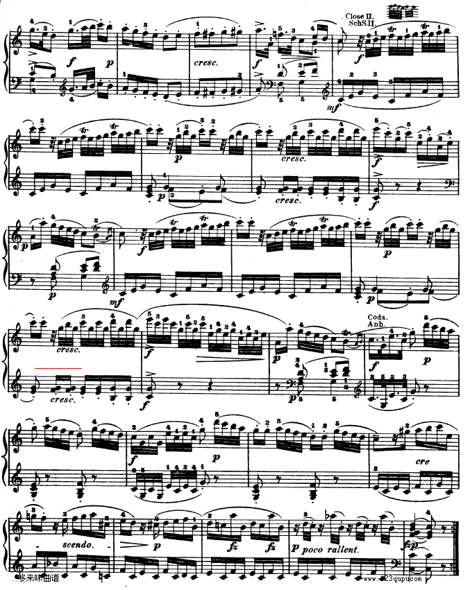 钢琴奏鸣曲 kv330-莫扎特6