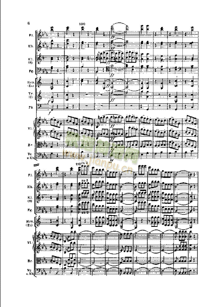 钢琴―第五交响曲（命运）作品67 键盘类 钢琴6