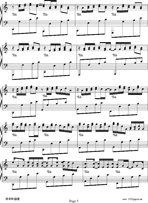 卡农-（情感100%）-帕赫贝尔-Pachelbel5