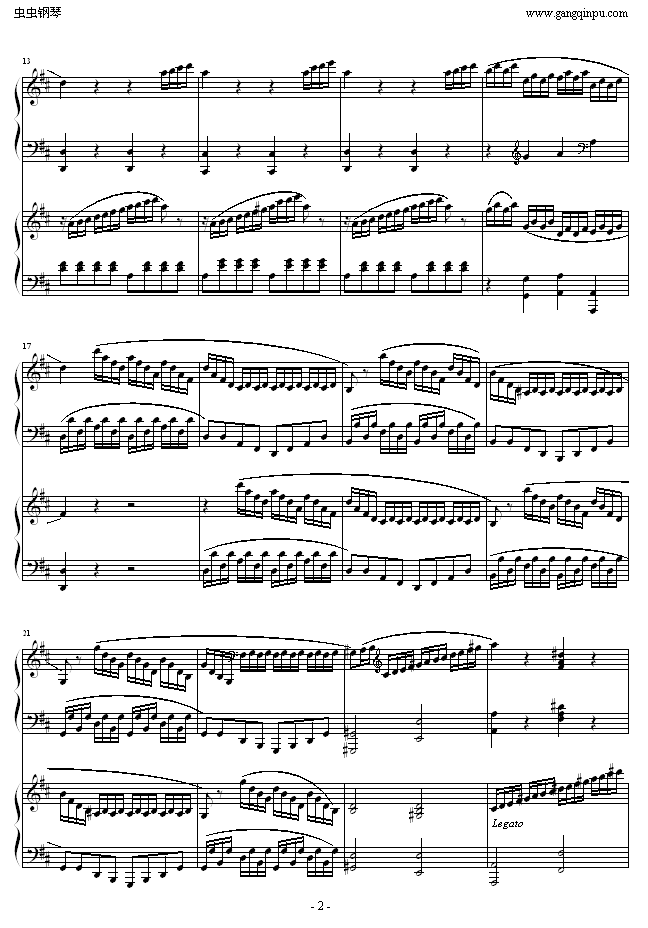 D大调双钢琴奏鸣曲K448第一乐章2
