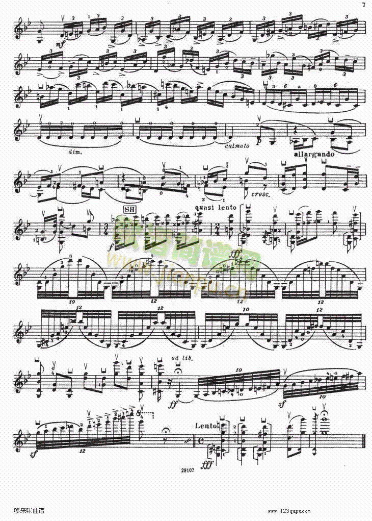 伊萨伊小提琴奏鸣曲（sonate No1）5