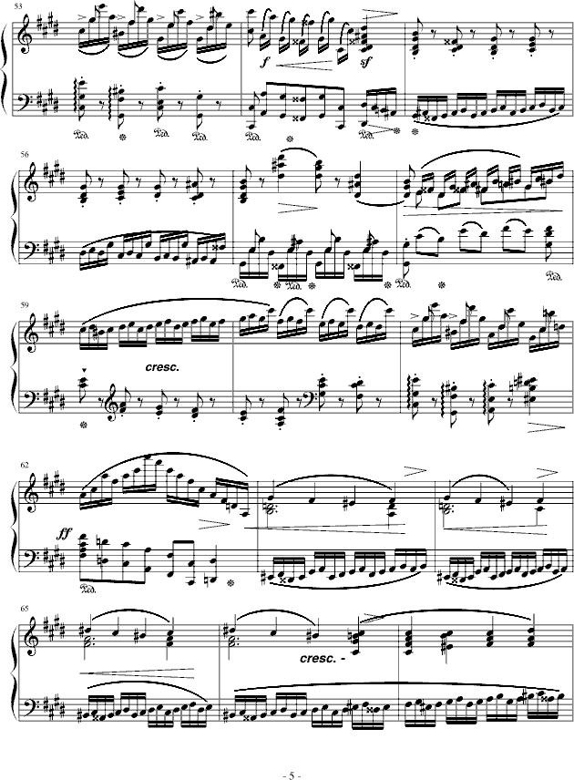 练习曲Op.10 No.4(原版）5