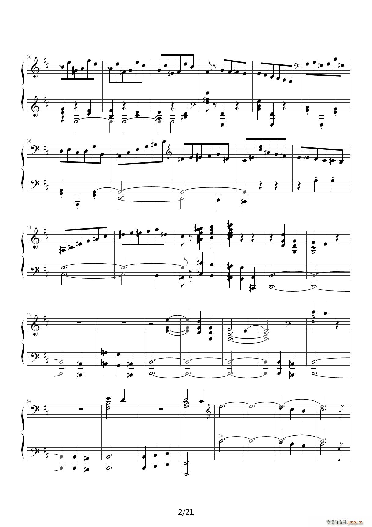 肖邦第一谐谑曲 D调2