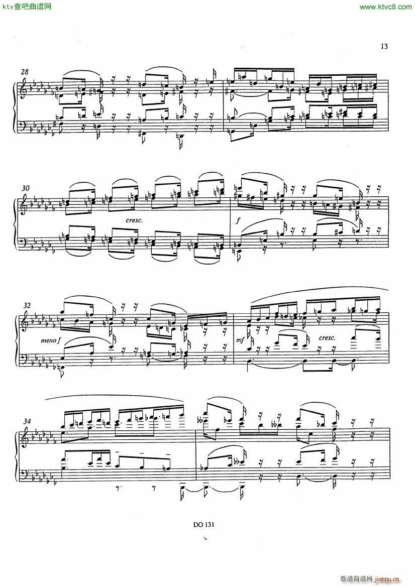 Etude No 12 Prélude et Fugue11