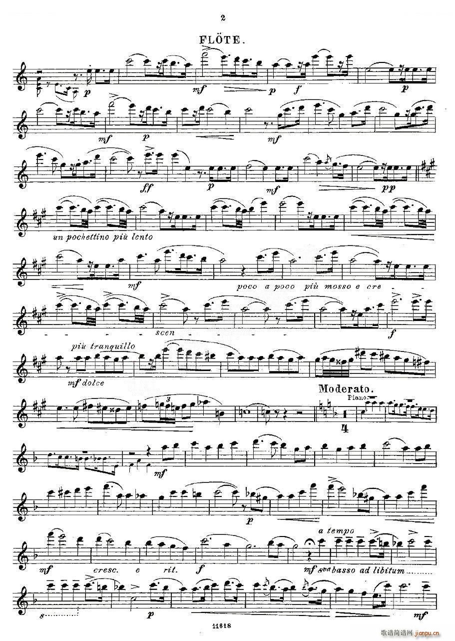 Opern Transcriptionen Op 45 3 笛萧谱3