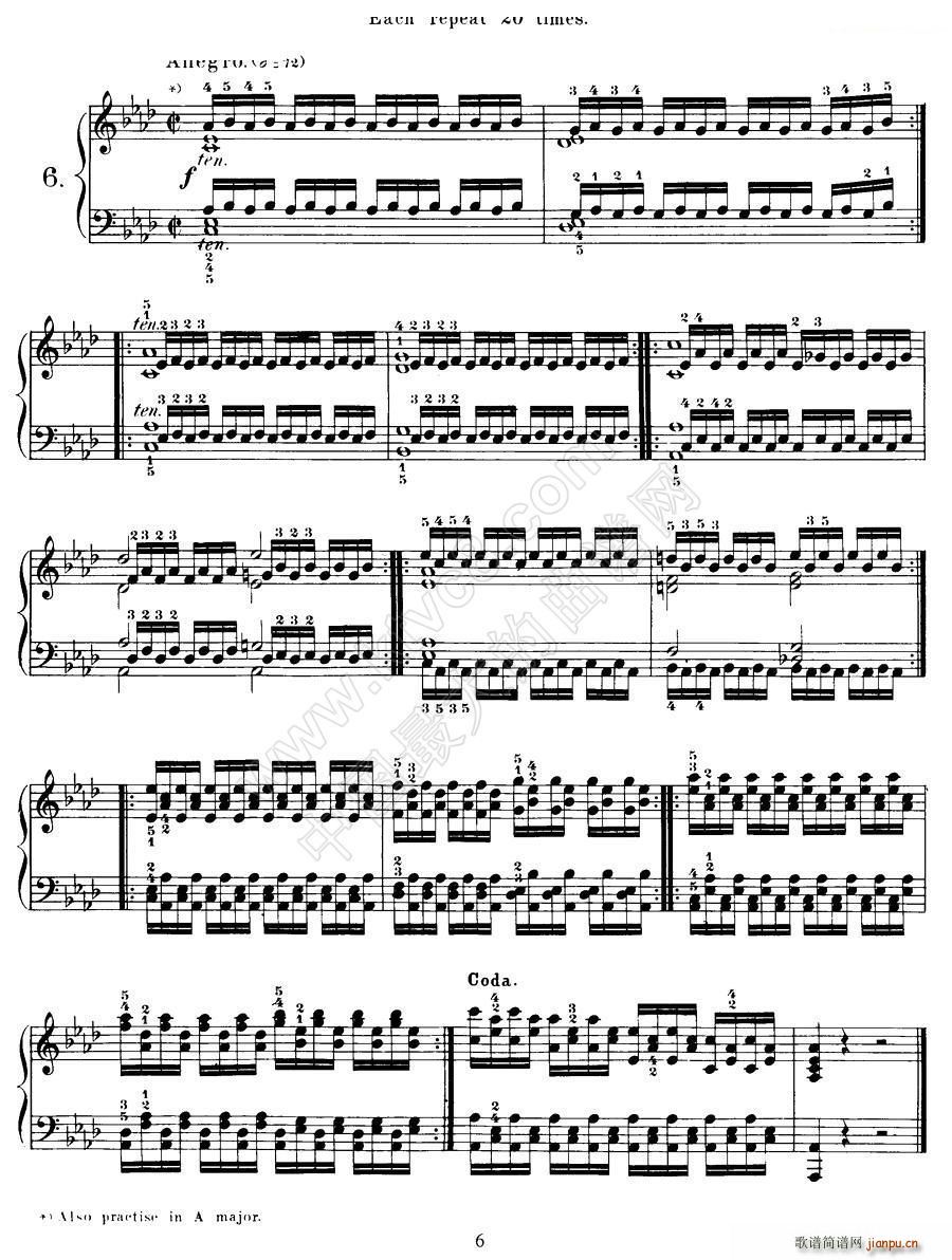 Czerny - 40 Daily Exerci Op 337（6―10）（40首日常训练曲）1