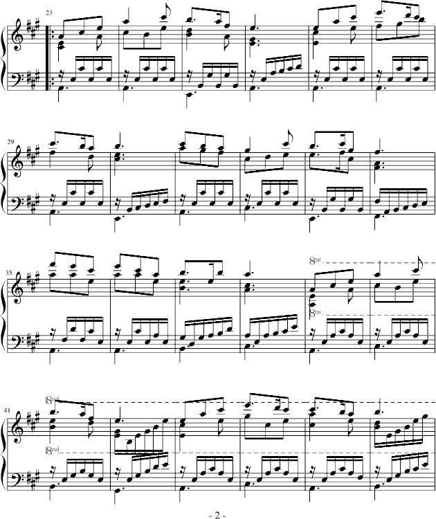 春之舞（钢琴独奏）-钢琴谱(钢琴曲)-田献2