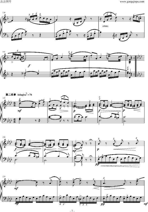 莫扎特F大调钢琴奏鸣曲 K280-钢琴谱(钢琴曲)-莫扎特7