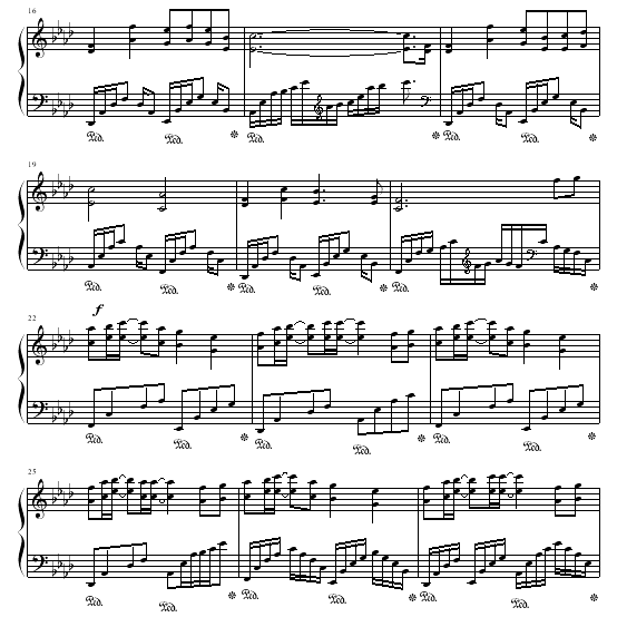 神话 (成龙,金喜善)-钢琴谱(钢琴曲)-动漫影视2