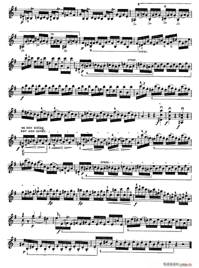 24首小提琴练习曲之42