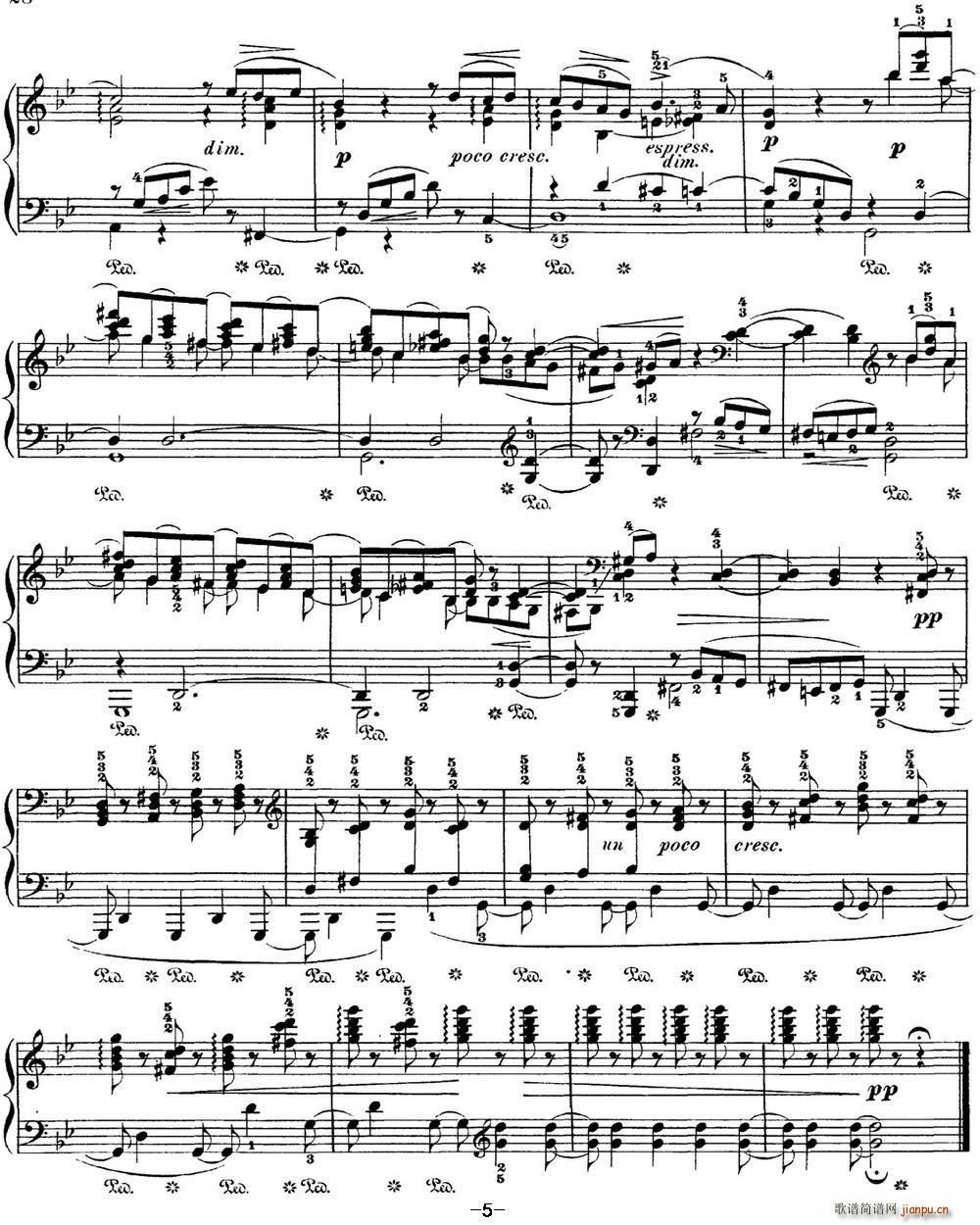 柴可夫斯基 四季 6月 船歌 g小调 Barcarolle G minor5