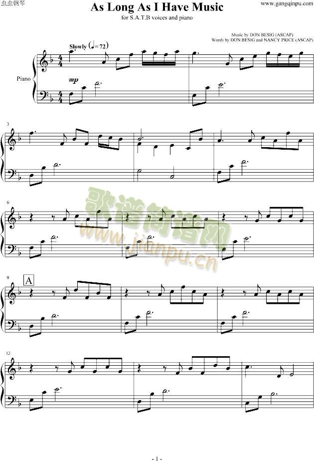 As Long As I Have Music1