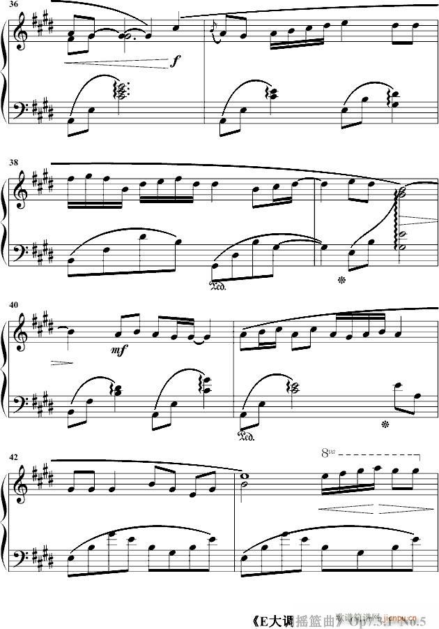 E大调摇篮曲Op7.3.1_jerry57435