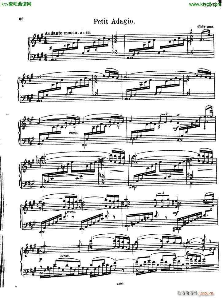 Glazunov op67 The Seasons ballet Petit Adagio1