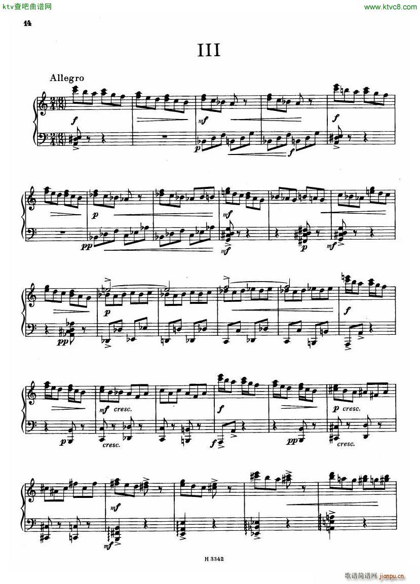 Dobias piano sonatina no 110