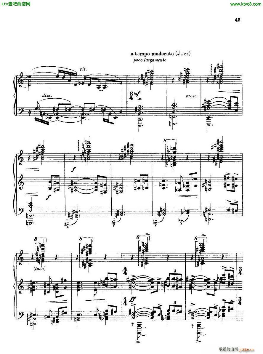 Bridge H160 Piano Sonata 1923 445