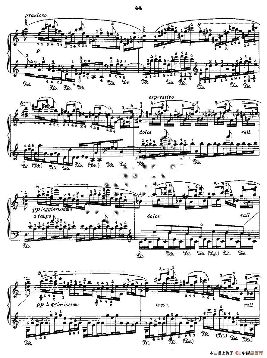 肖邦《练习曲》Fr.Chopin Op.10 No5-22