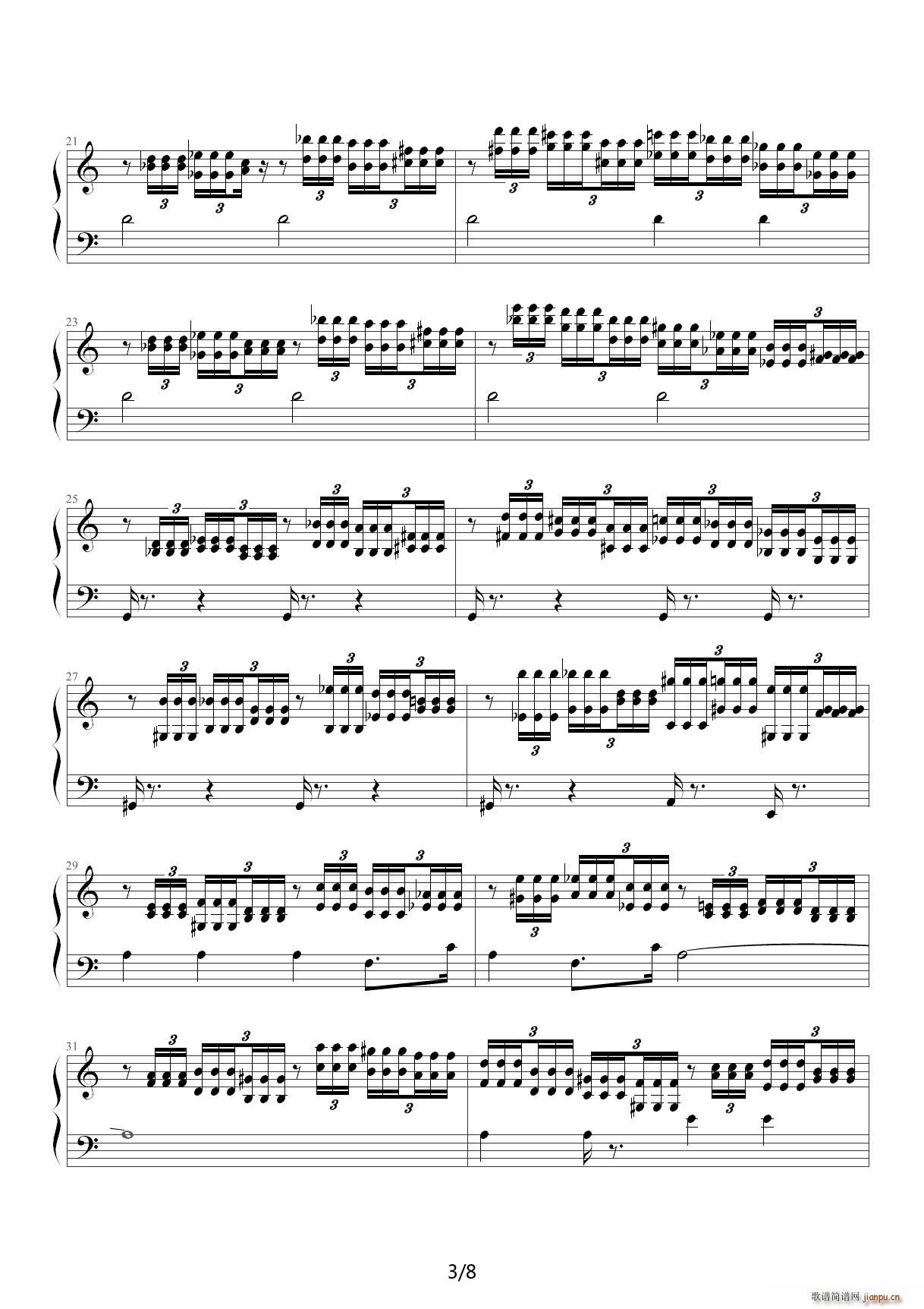 帝国进行曲 C调3