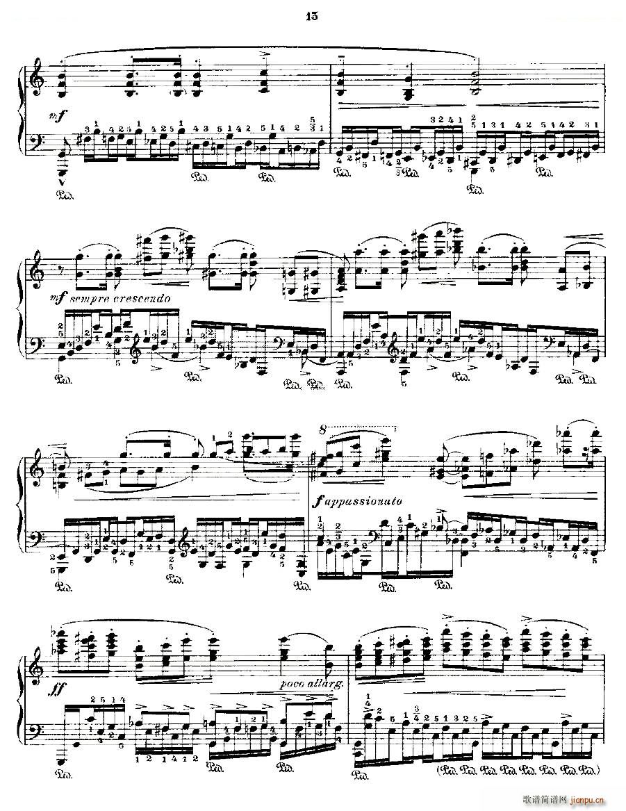 肖邦《练习曲》Fr Chopin Op 25 No115