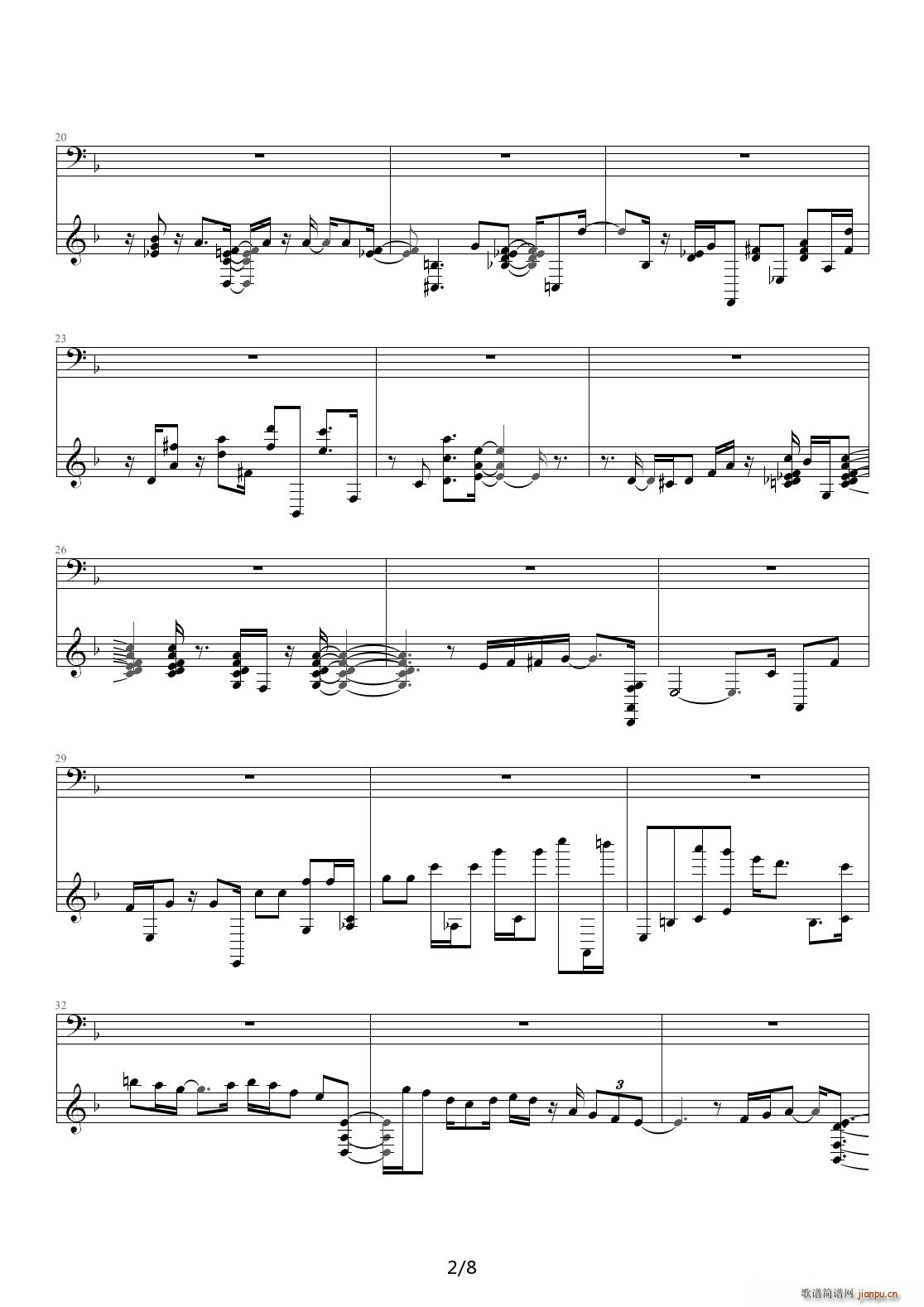 Blue In Green（爵士版） F调2