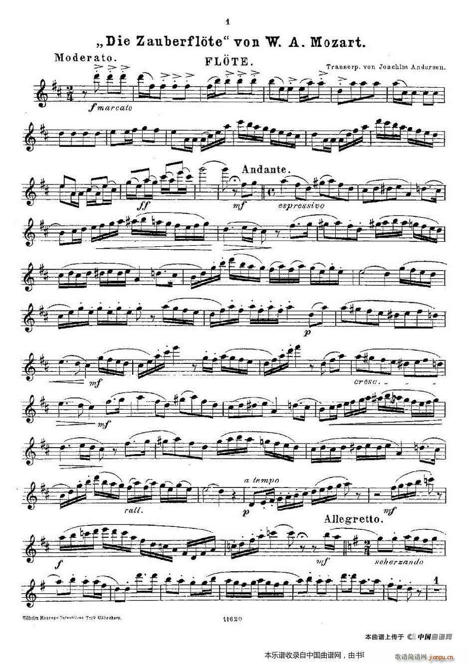 Opern-Transcriptionen Op 45-8 长笛谱1