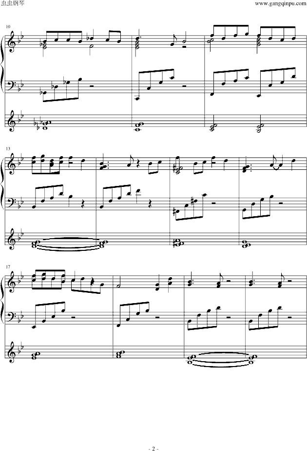 动漫配乐【霓裳艳曲】-钢琴谱(钢琴曲)-o冰咖啡o2