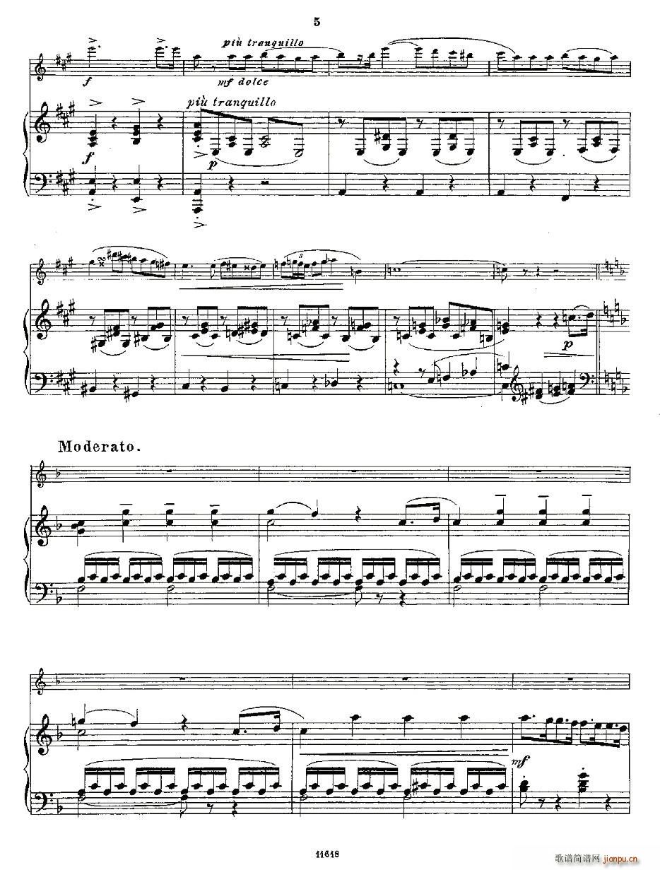 Opern-Transcriptionen.Op.45-3（长笛+钢琴伴奏）5