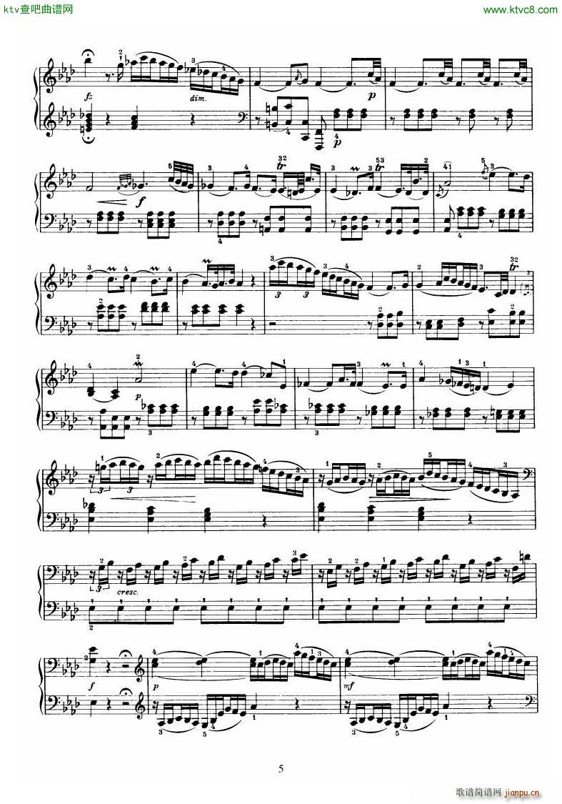 Piano Sonata No 46 in Ab5