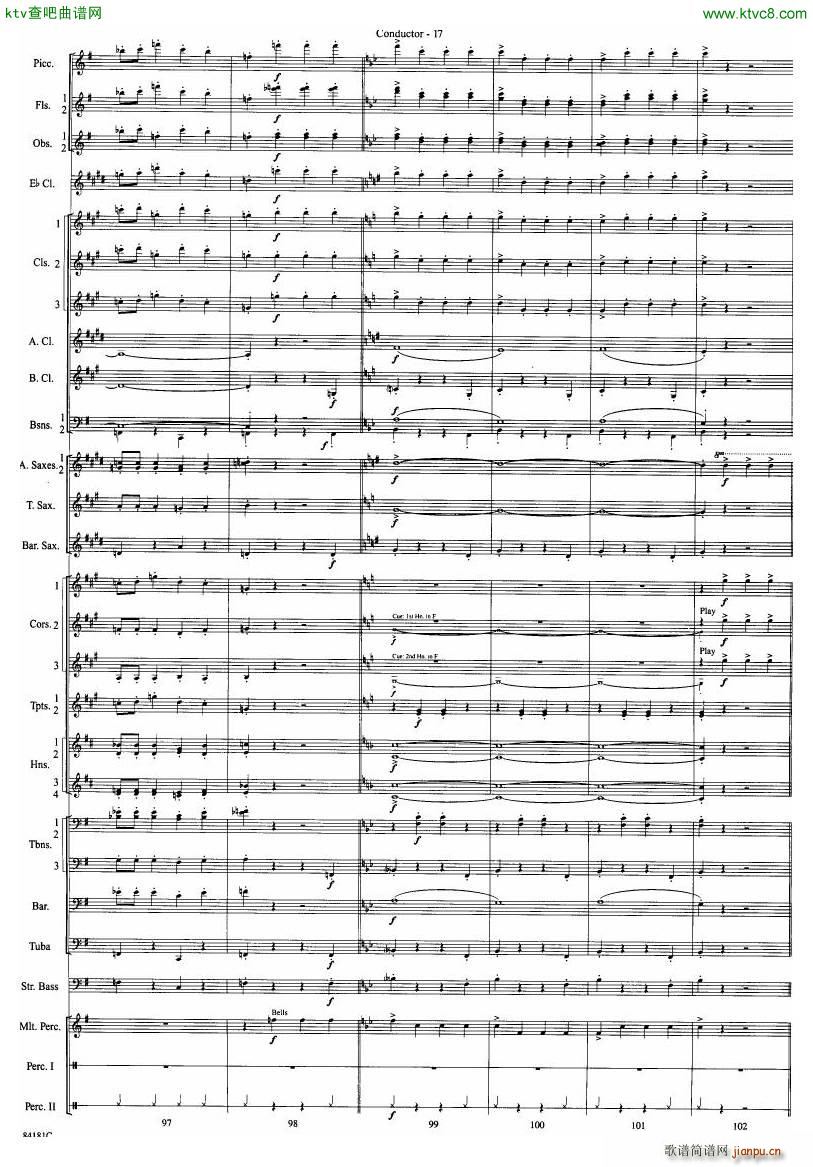 Anderson Sleigh Ride full score18
