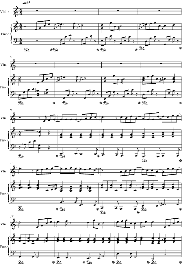 蒲公英的约定-(弹唱版)-钢琴谱(钢琴曲)-周杰伦1
