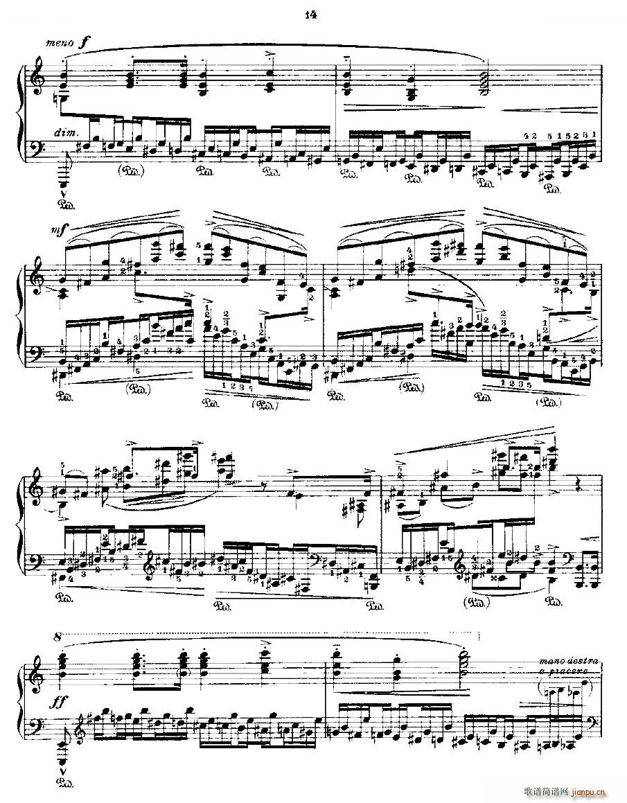 肖邦《练习曲》Fr Chopin Op 25 No114