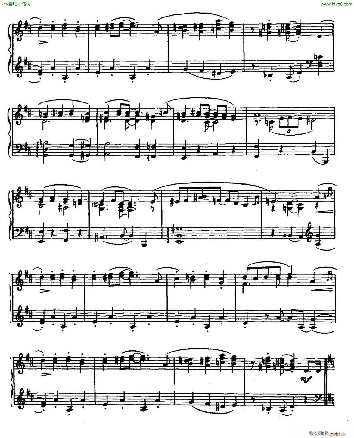 Anderson The Syncopated Clock piano2