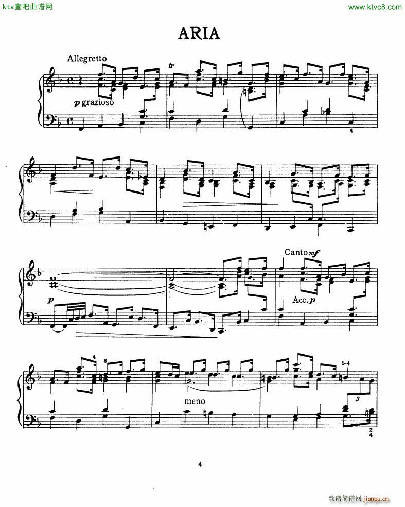 Bach JS BWV 155 Be Contented O My Soul arr Cohen4