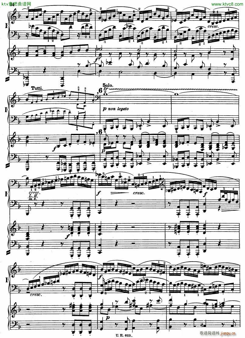 Bach JS BWV 1052 Keyboard Concerto in d ed R ntgen15