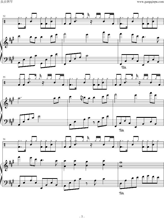 莎莉花园（修改版）-钢琴谱(钢琴曲)-PHIL COULTER7