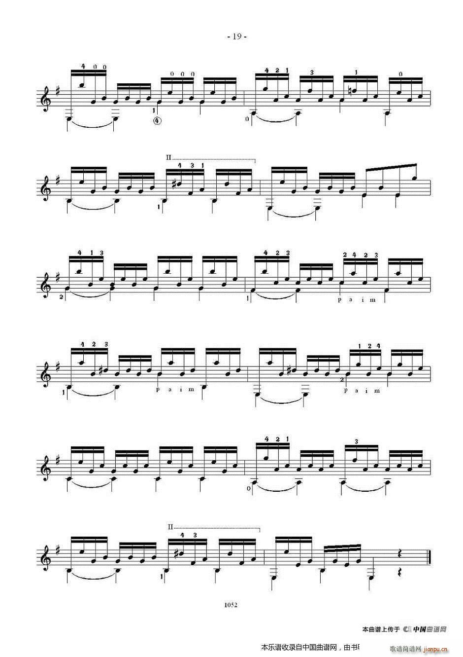 索尔 克斯特26首练习曲之11――155