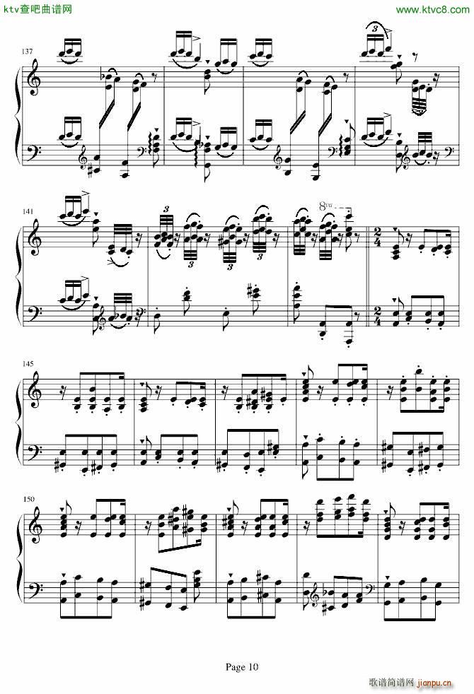 帕格尼尼大练习曲NO 6_李斯特10