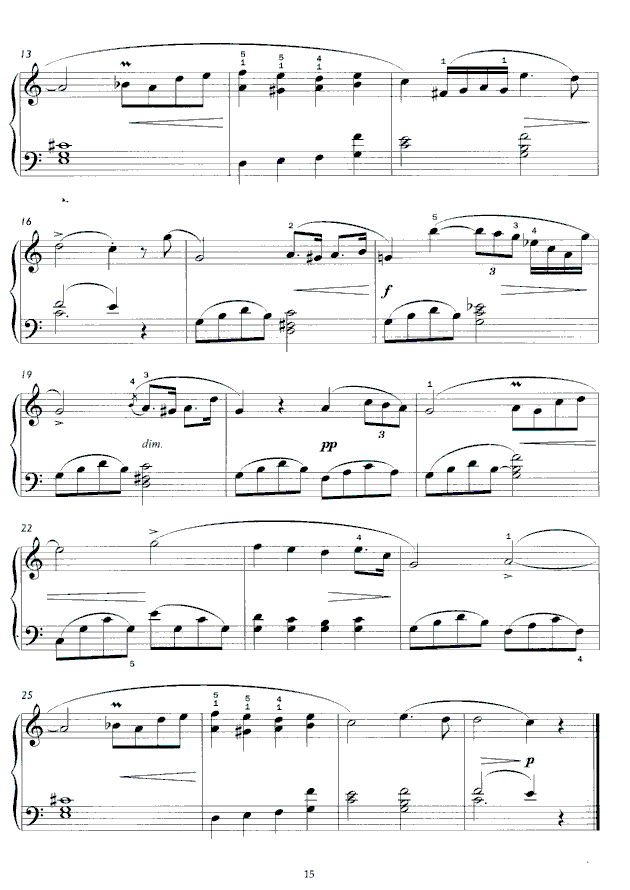 我也能弹肖邦（简化改编）-钢琴谱(钢琴曲)-肖邦-chopin4