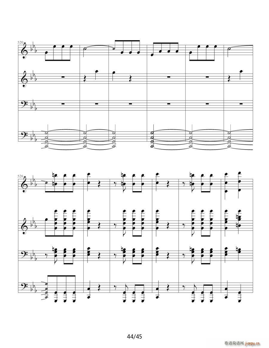 命运交响曲（四手联弹）50